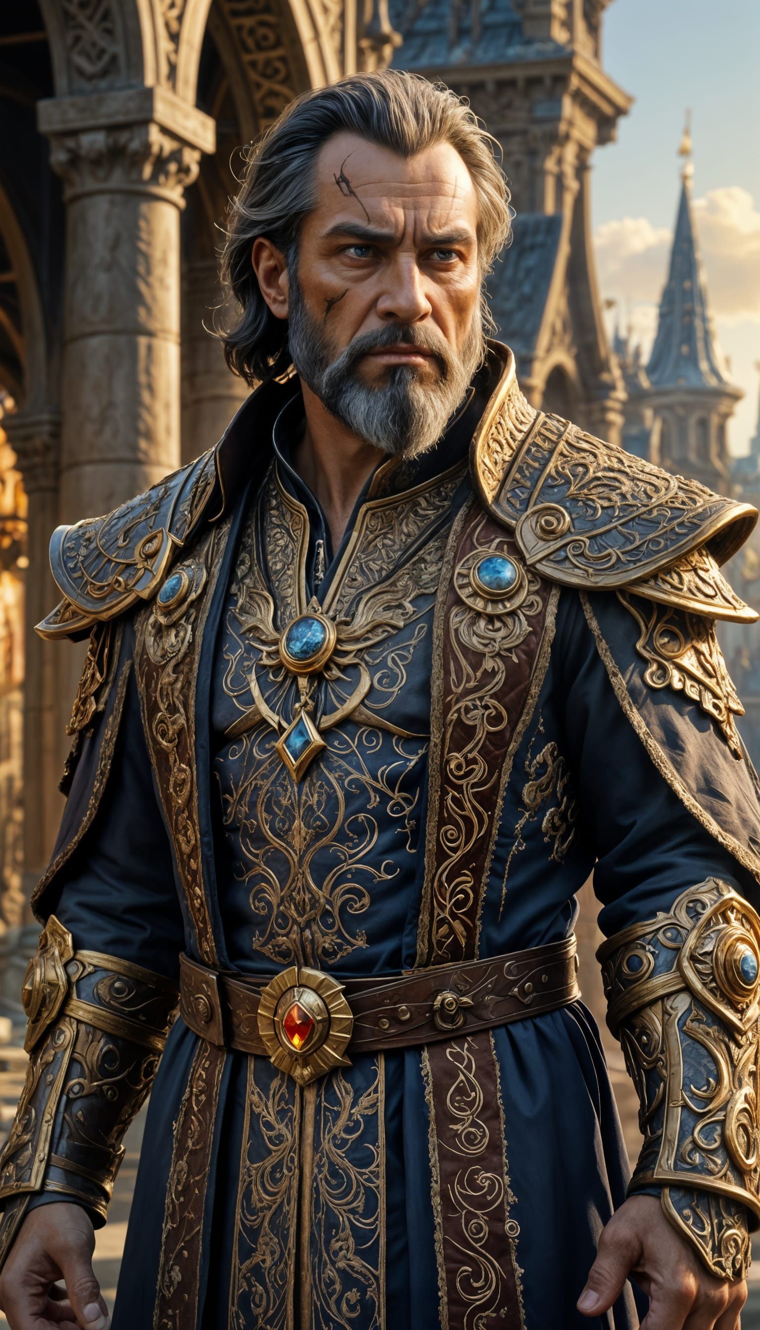 Charismatic King in Fantasy Capital City