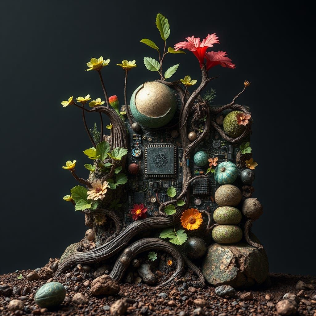 Mother Nature as Organic Motherboard Concept
