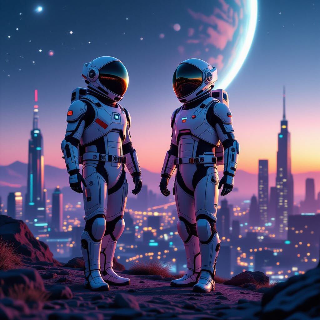 Galactic Beings Descend on Earth in 3D Style