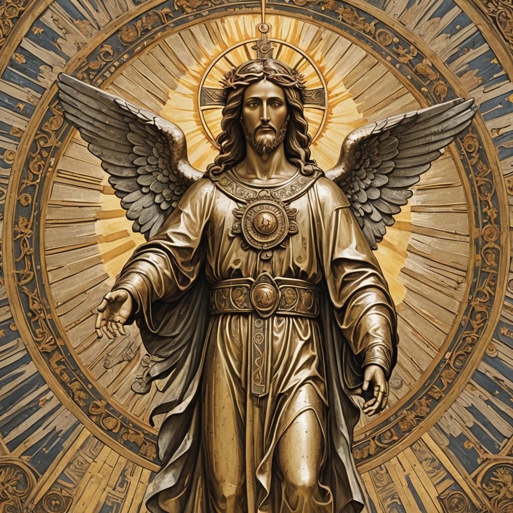 Angelic Depiction of a Finnish Sun God