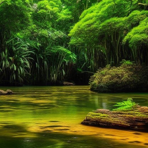 Fantasy Sci-Fi God of the Mangroves