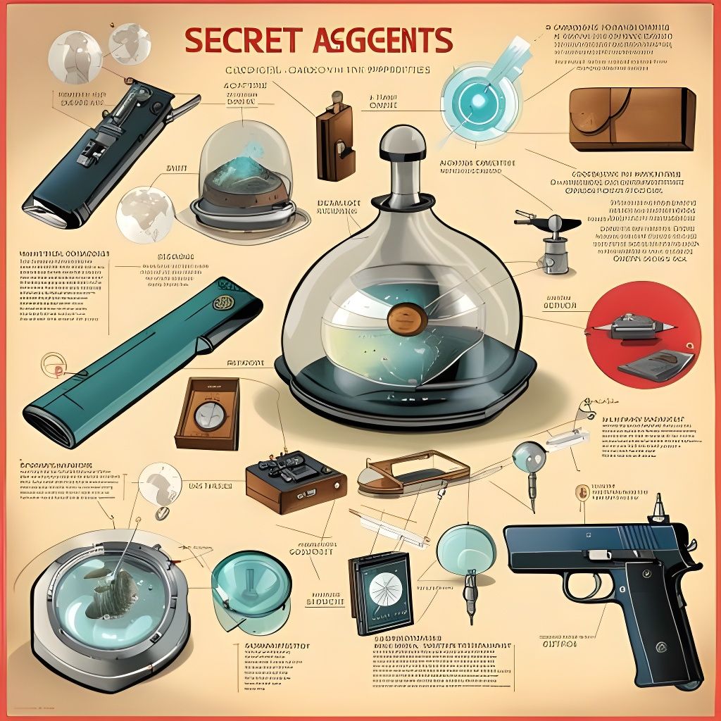 Colorful Secret Agent Gadgets and Magical Properties