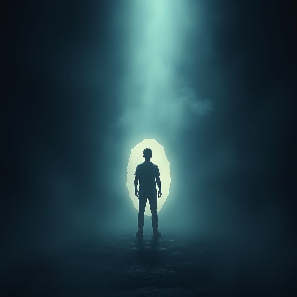 Mystical Ignacio and Shimmering Hole, Dreamy Surrealism