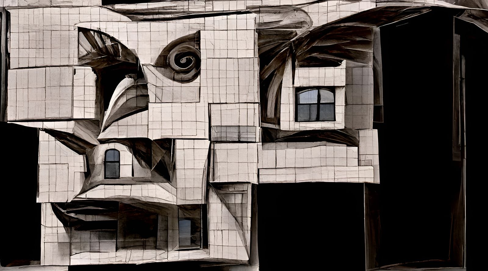 Fractal Building in Picasso Style