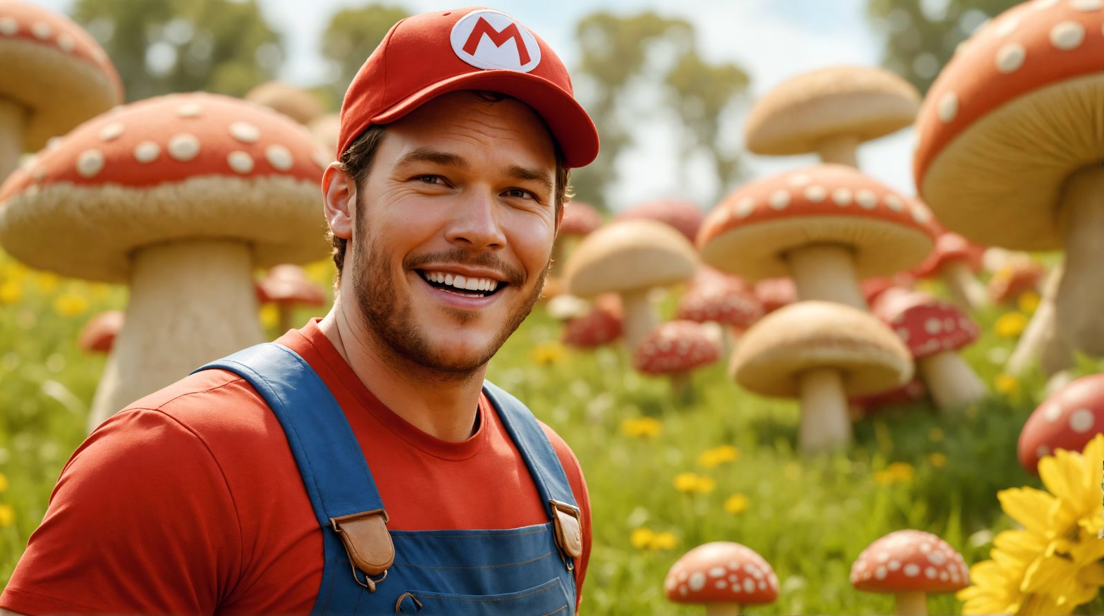 Mario Meets Reality in Stunning Chris Pratt Portrait