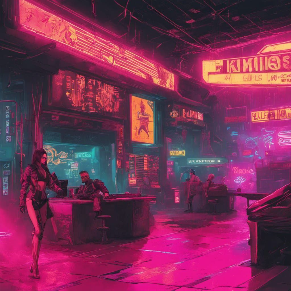 Demons vs Angels in Cyberpunk 2099 Neon