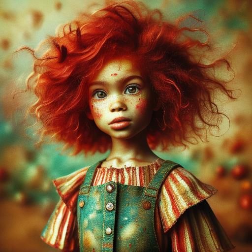 <lora:Maddy:1.0> impression Oil paint splatter of a scruffy ...