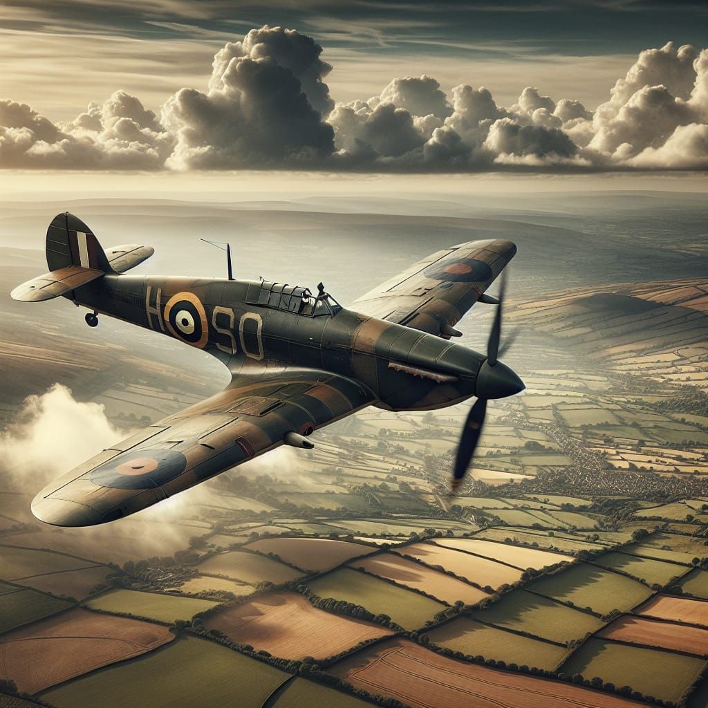 Hawker Hurricane Mk1 Digital Matte Painting