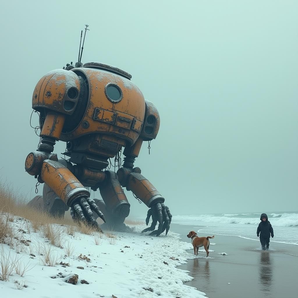 The defeated abandoned mechas