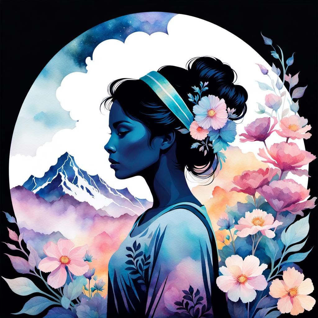 Mountains between us 🏔️🌸