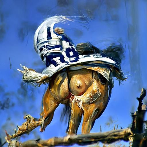 Vivid Oil Painting in Gurney Style
