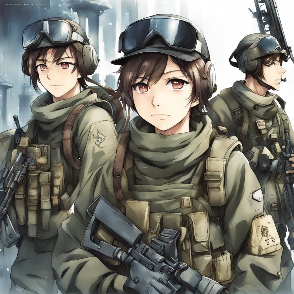 Anime Key Visual Character Art