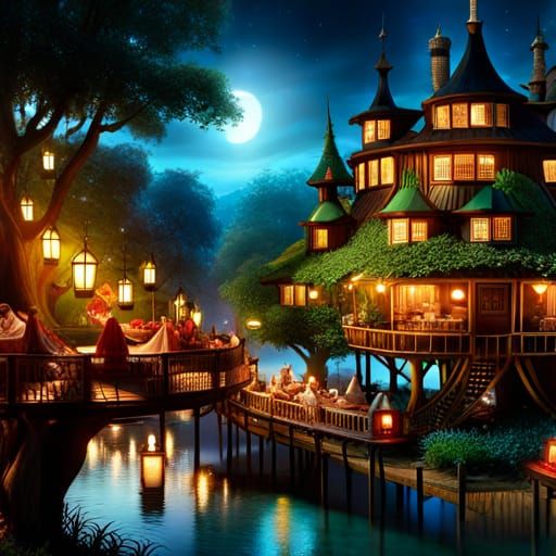 The Night Cafe is a work of art in its own right. A meeting place for friends. A creative space