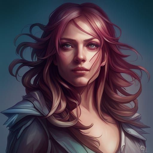 Hyperdetailed Portrait in Dynamic Lighting