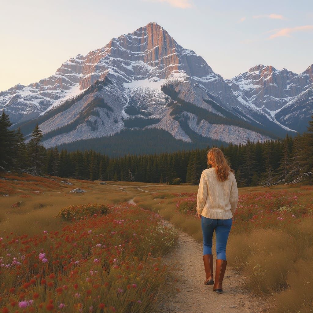 Grand Tetons Mountains Minimalist Image