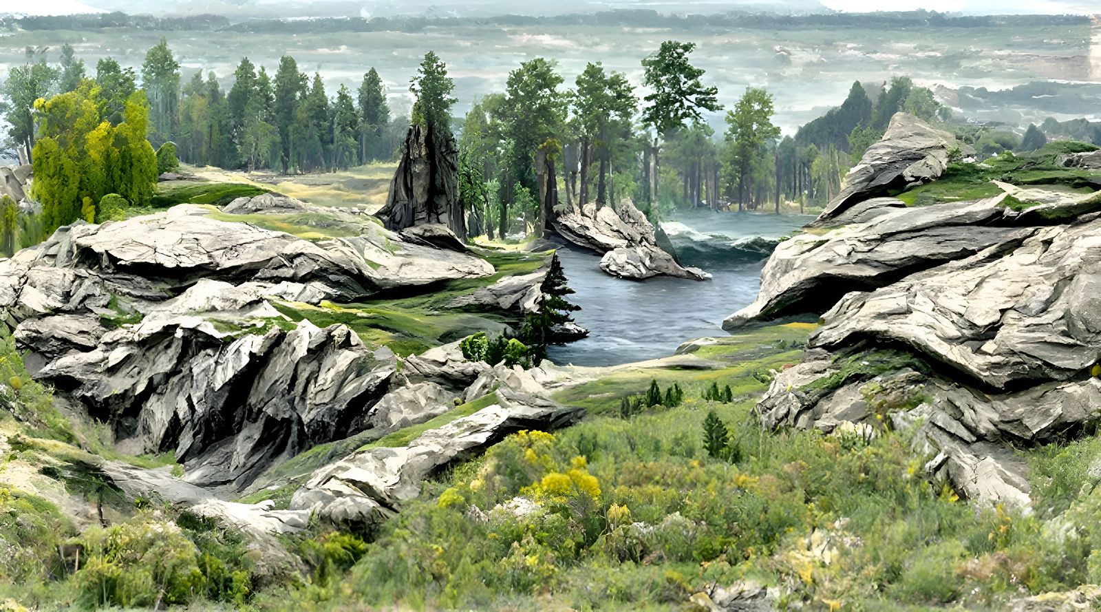 Majestic Landscape Vista in 16K Resolution