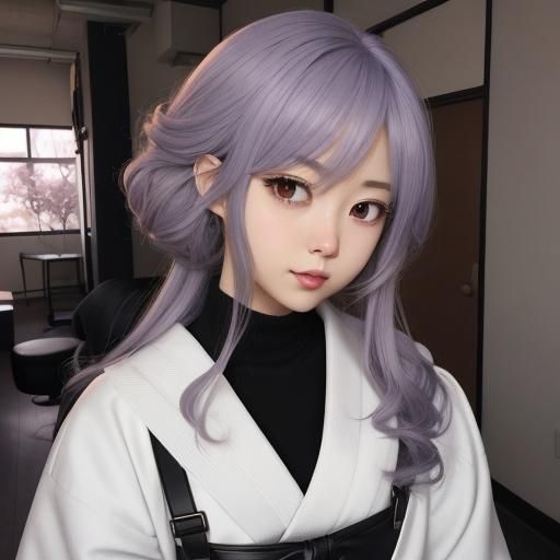 Room Full of Hair: Anime-Inspired Art