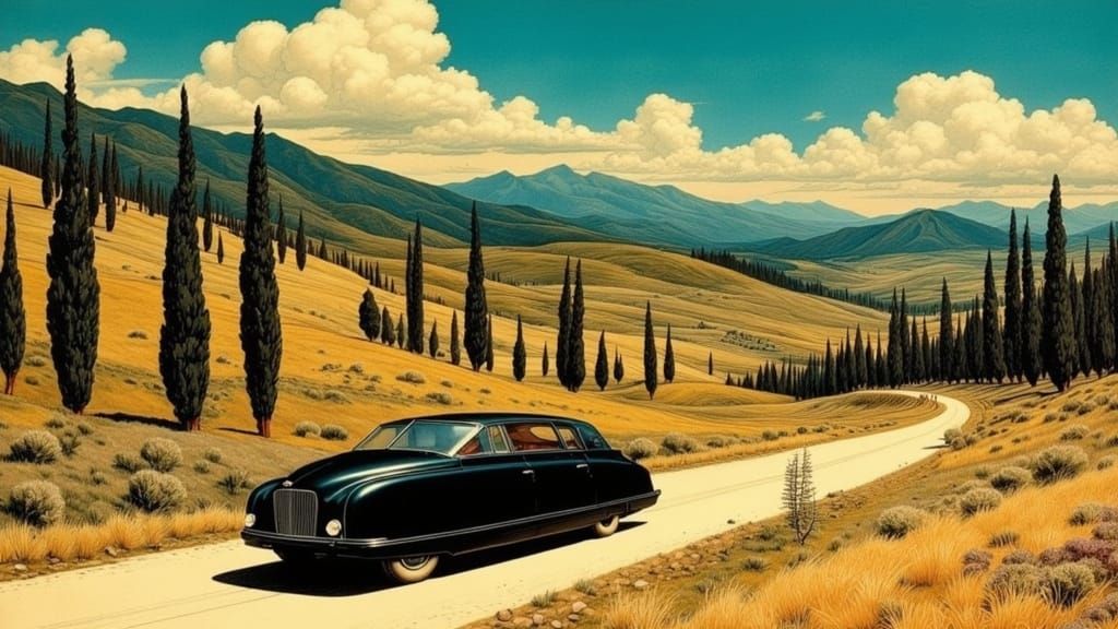 Dymaxion Car Drives Through Italian Countryside