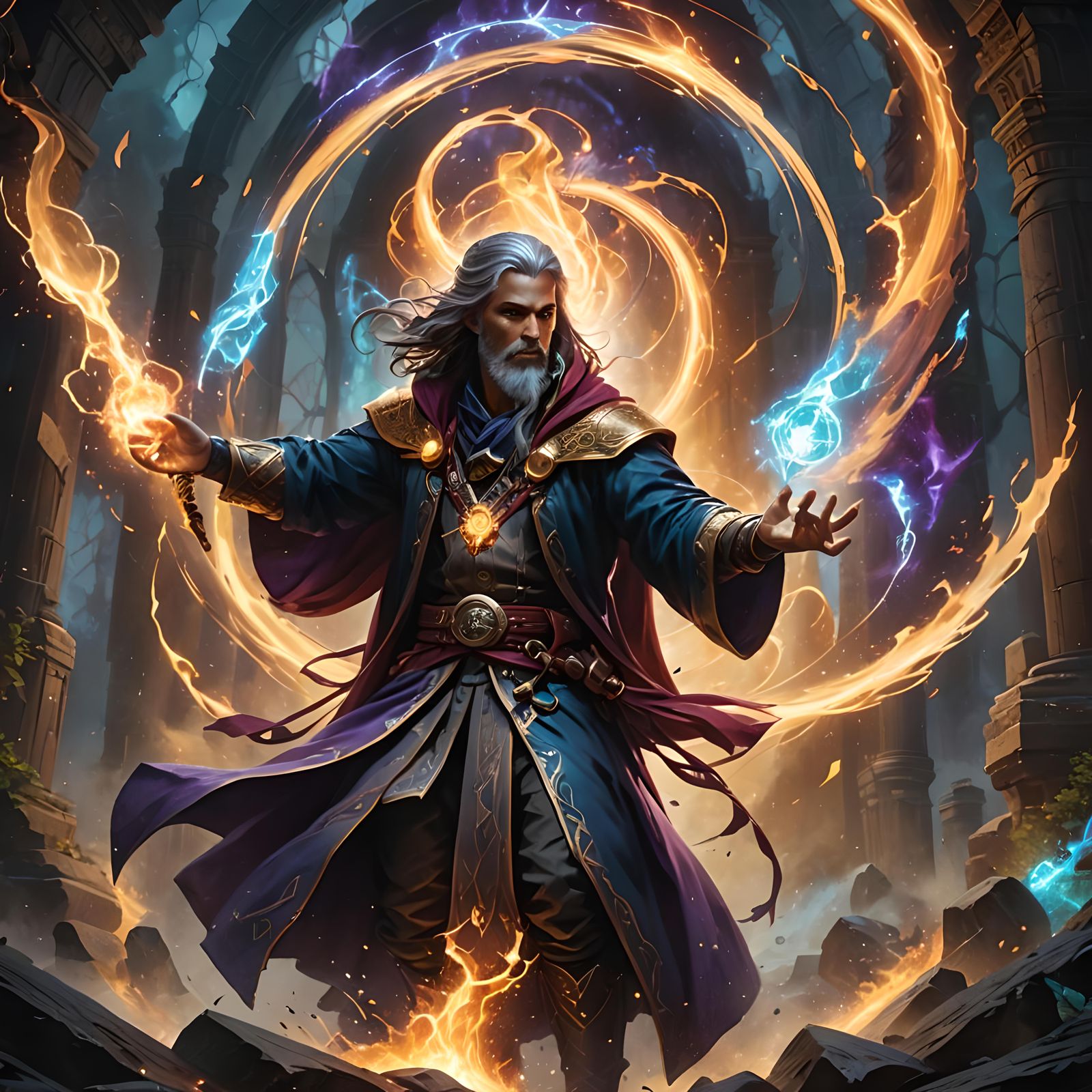 Whispers of the Arcane: The Mysterious Loborius Weaves a Web of Deadly Spells