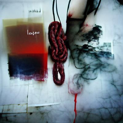 Surreal Mixture of Flesh, Ropes, and Oil
