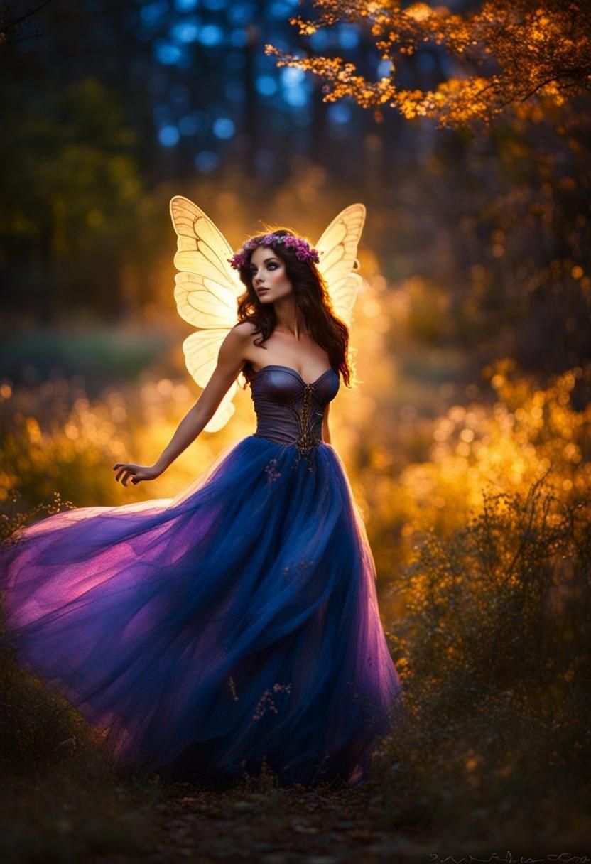 Brunette fairy
