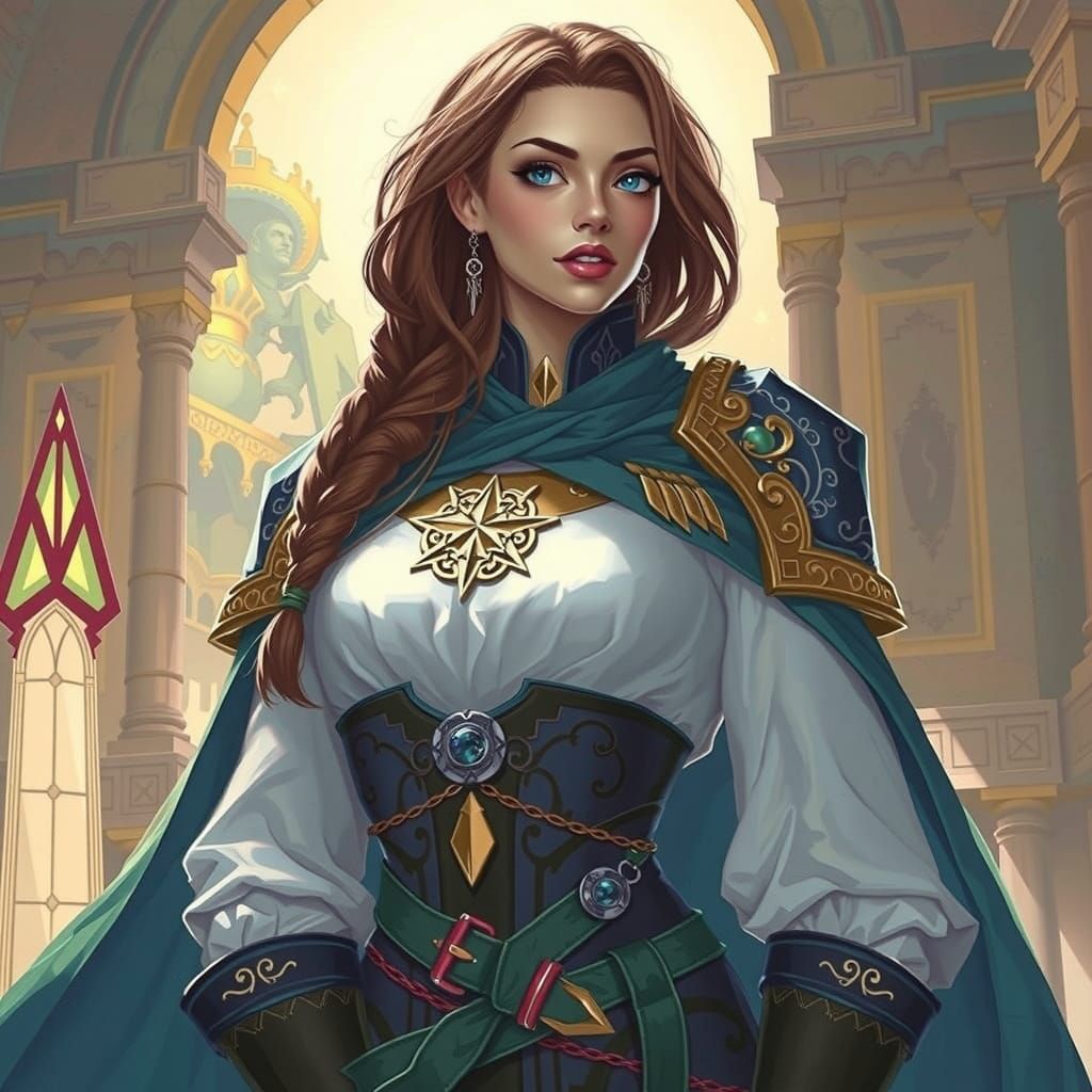 Ethereal Fantasy Maiden in Tavern Bedroom