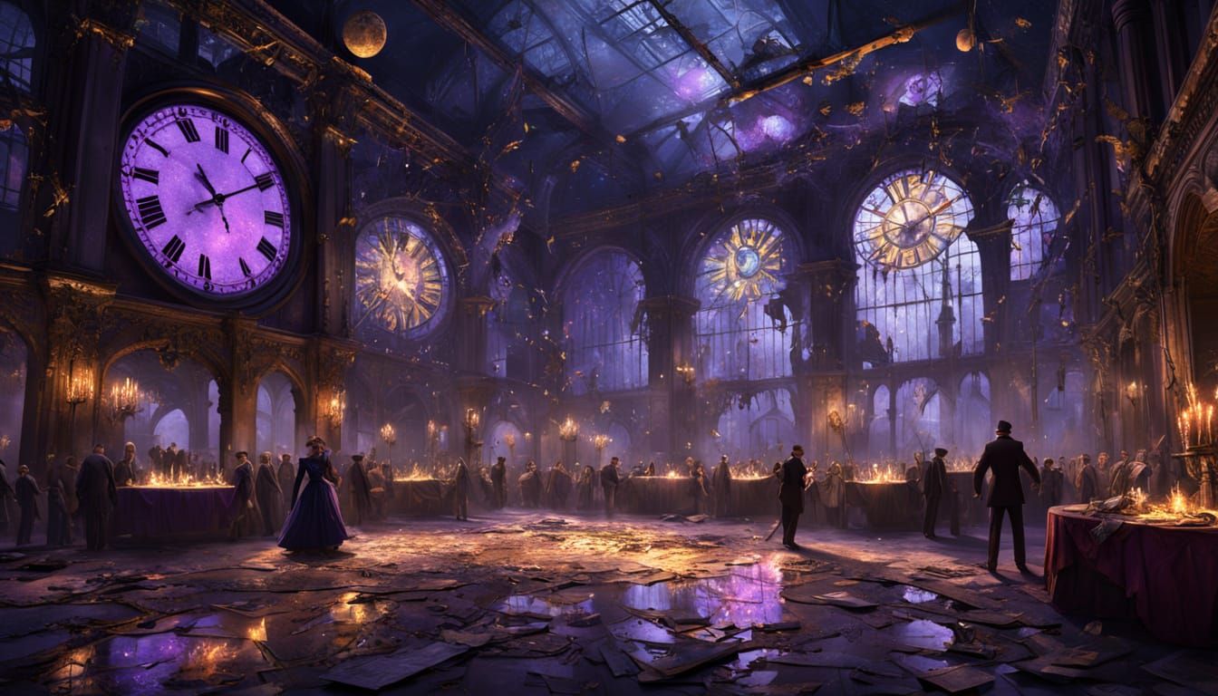 Dark Fantasy Ballroom: Decayed Figures Celebrate New Year's ...