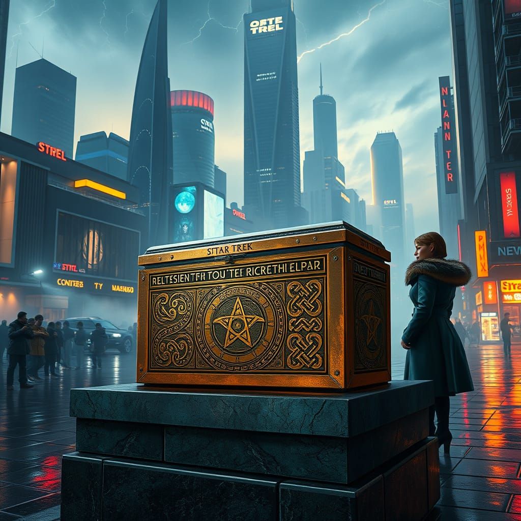 Ethereal Dawn in a Futuristic Metropolis