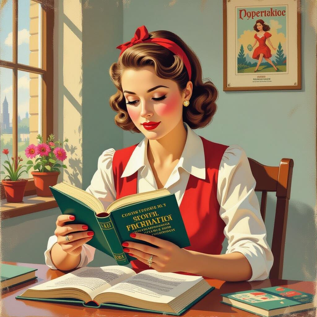 Soviet Propaganda Posters of Women in Magic Realism