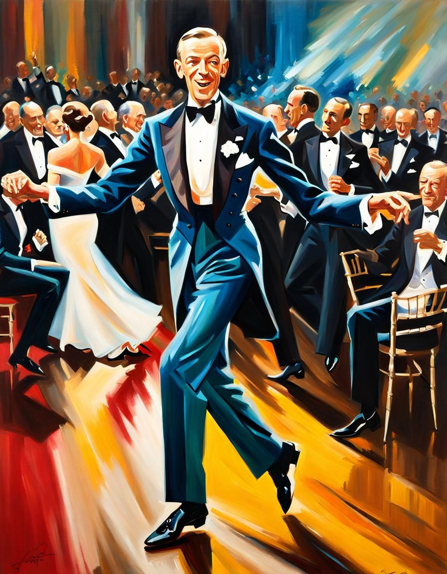 Fred Astaire dancing at the Oscar’s ceremony