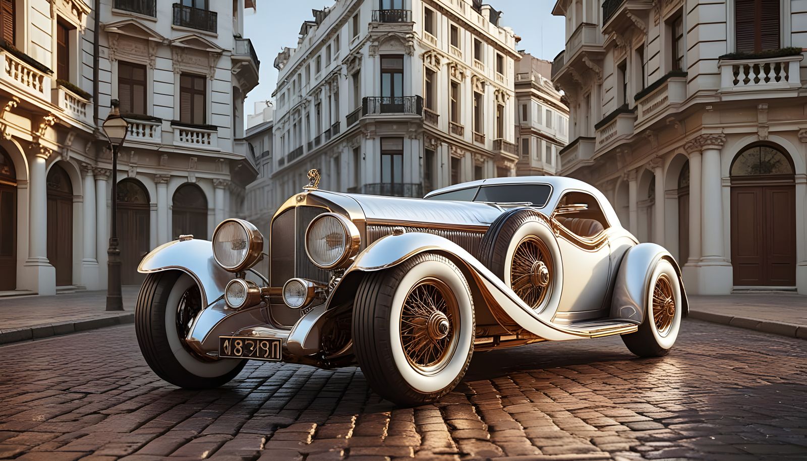 Luxury Sports Coupe in Metallic Finish