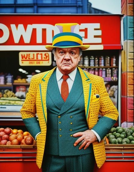 Del Boy Retro Film Poster in Pop Art Style