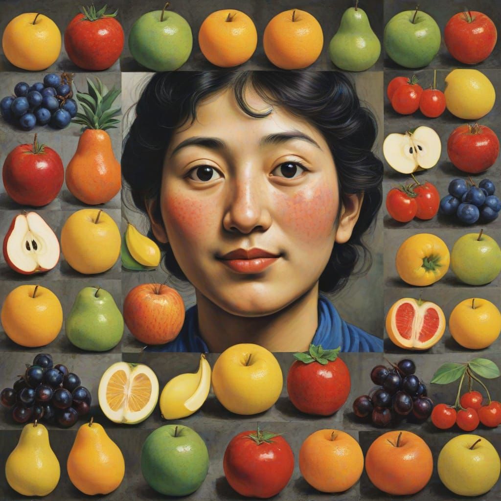 Surrealist Fruit Portraits Inspired by Masters