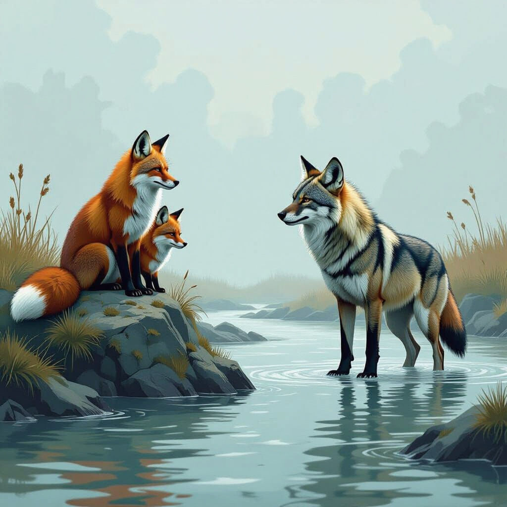 High-Stakes Flood Rescue: Wolf's Moral Dilemma