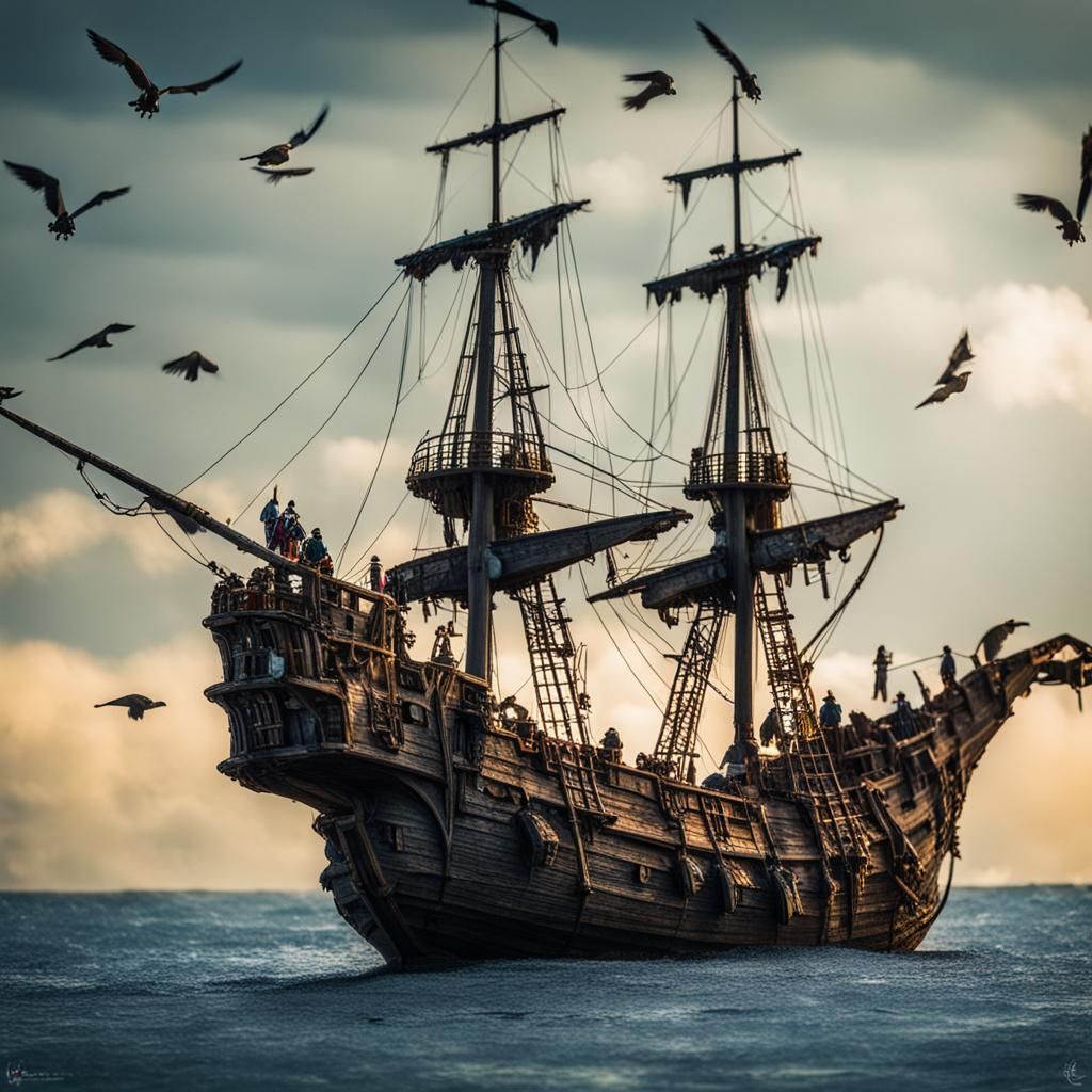 Pirate Ship at Skull Island: Professional Photography