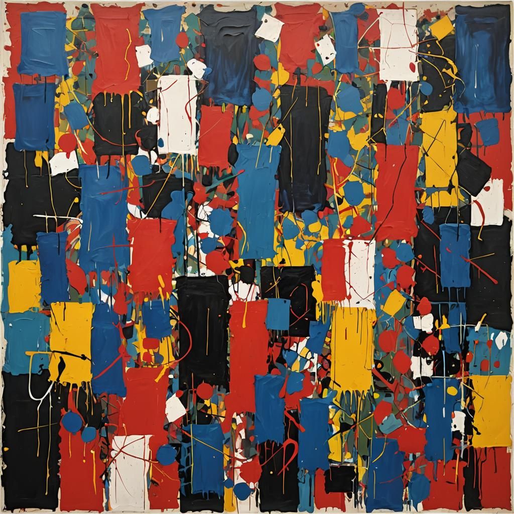 Feminist Abstract Expressionism Art Piece