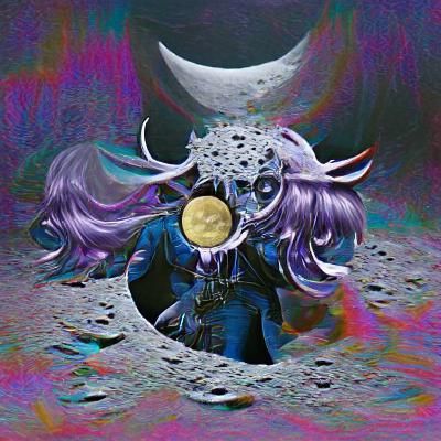 The Lunar Lunatic: An AI Interpretation