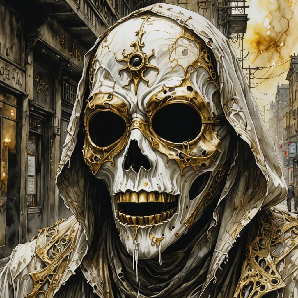 SCREAMING GHOST PLAGUE MASK