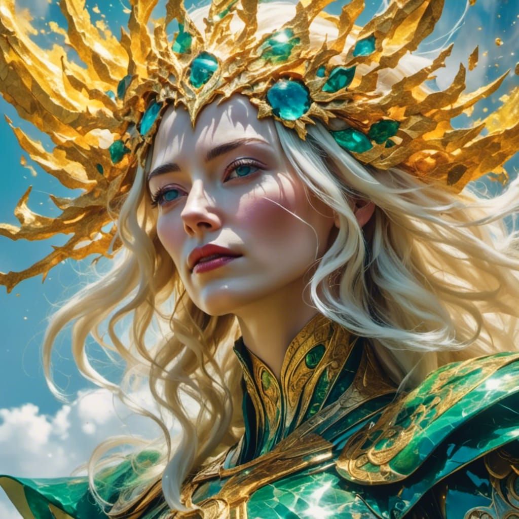 Cate Blanchett as Hela in Divine Sunshine