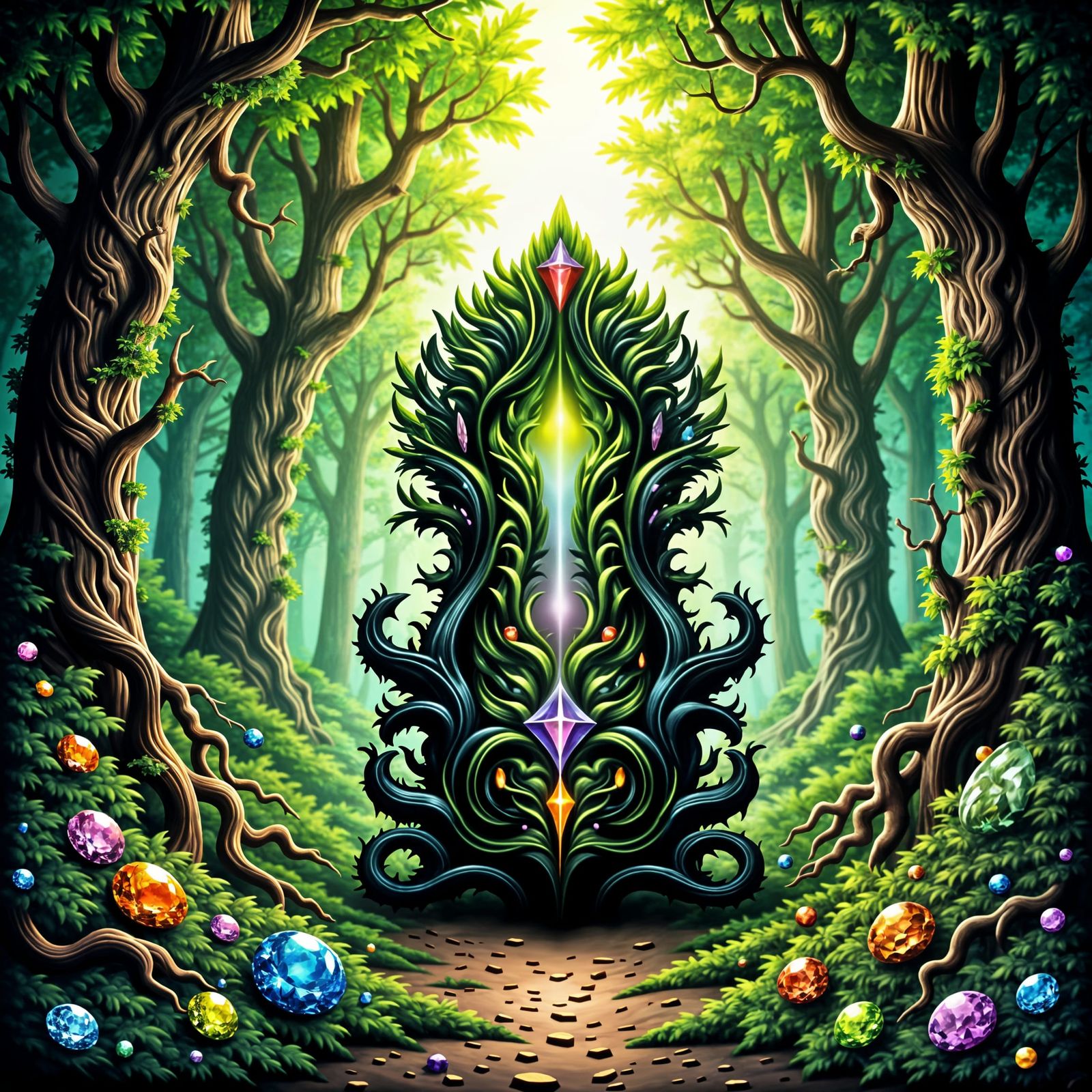 Gems Grow on Trees: A Surreal Landscape