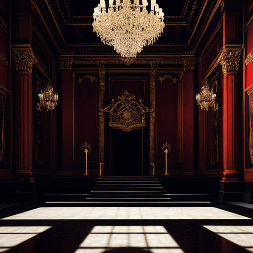 Dictator Dominates a Grand, Ominous Hall