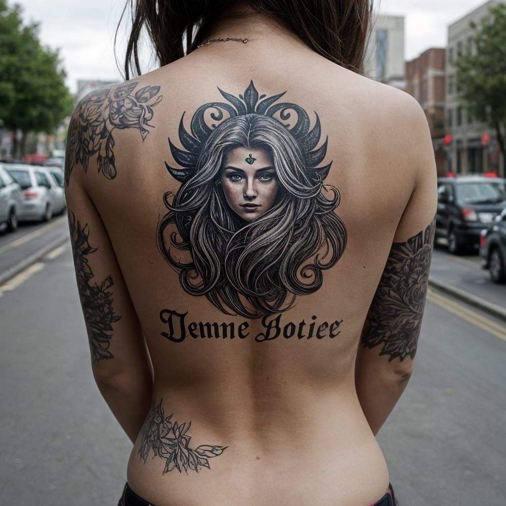 Sexy Tramp Stamp Tattoo Design