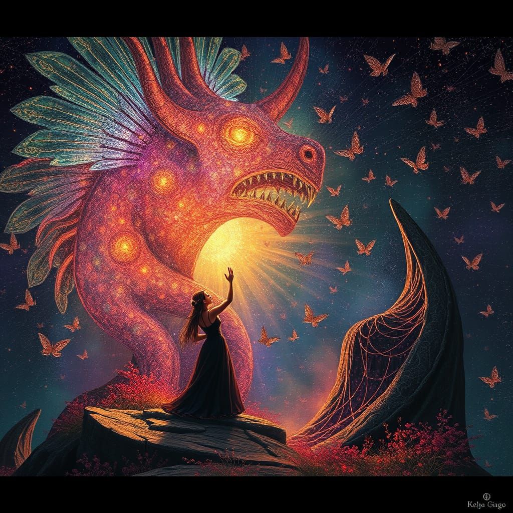 Magical Dreamscape Inspired by Reylia Slaby