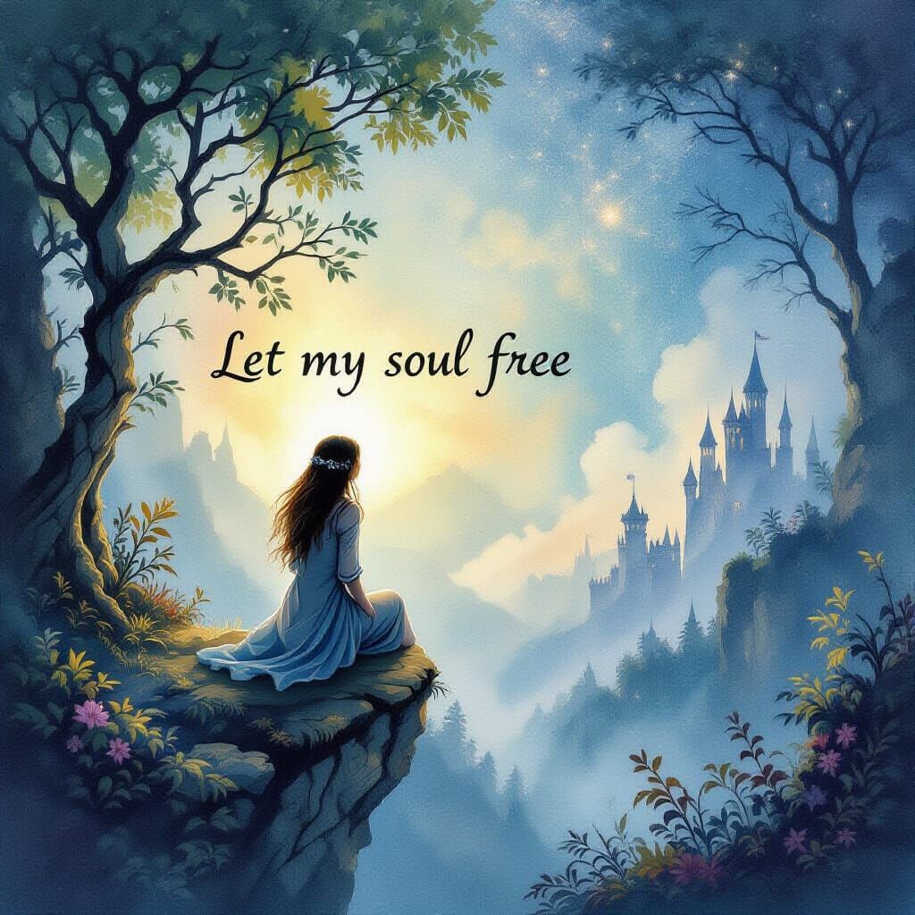 Soul Ascending to Freedom and Light