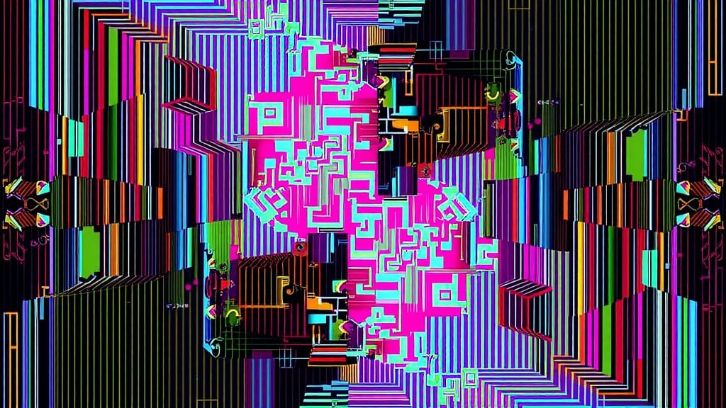 Evolving Pattern of Corrupted Figures with Visual Interferen...