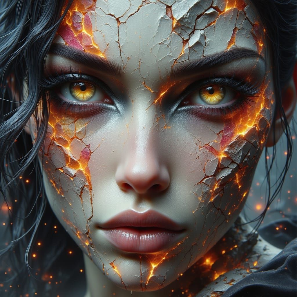 Ominous Figure in Dark, Mysterious Aura