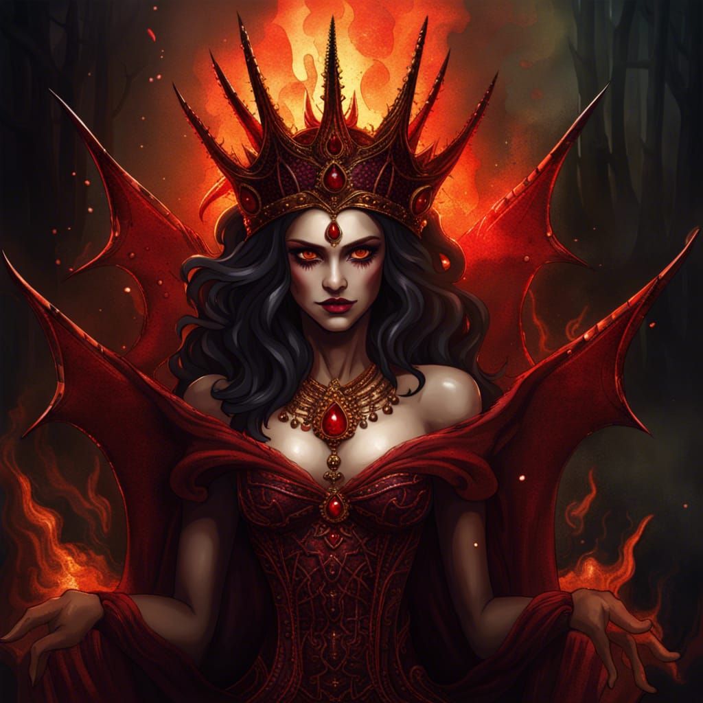 Stunning Queen of Hell Portrait