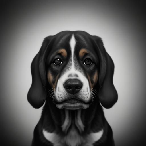 Smiling Bassett Hound Portrait in High Resolution