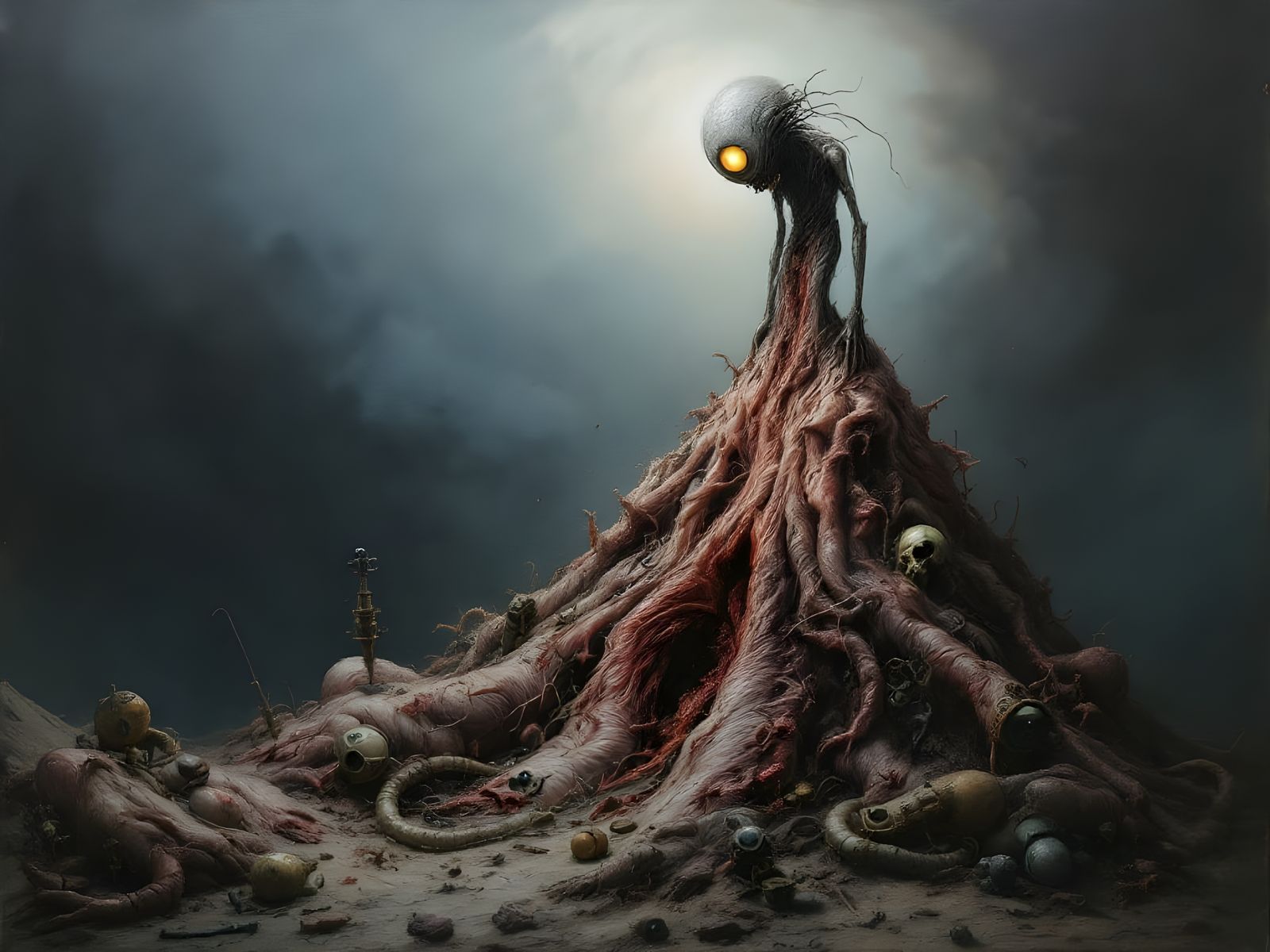 Skinny Puppy ~ Warlock: 
Sloppy, Mincing, Eye-Dropping, Biopsy, Cyclops Overlooks, Optic Options, Rotten, Showstopper, S...