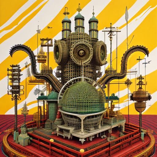 Fairytale Scene in Kay Nielsen Style, 3D Render